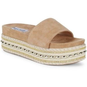 Steve Madden Kaleesi Suede Espadrille Slides Sandals